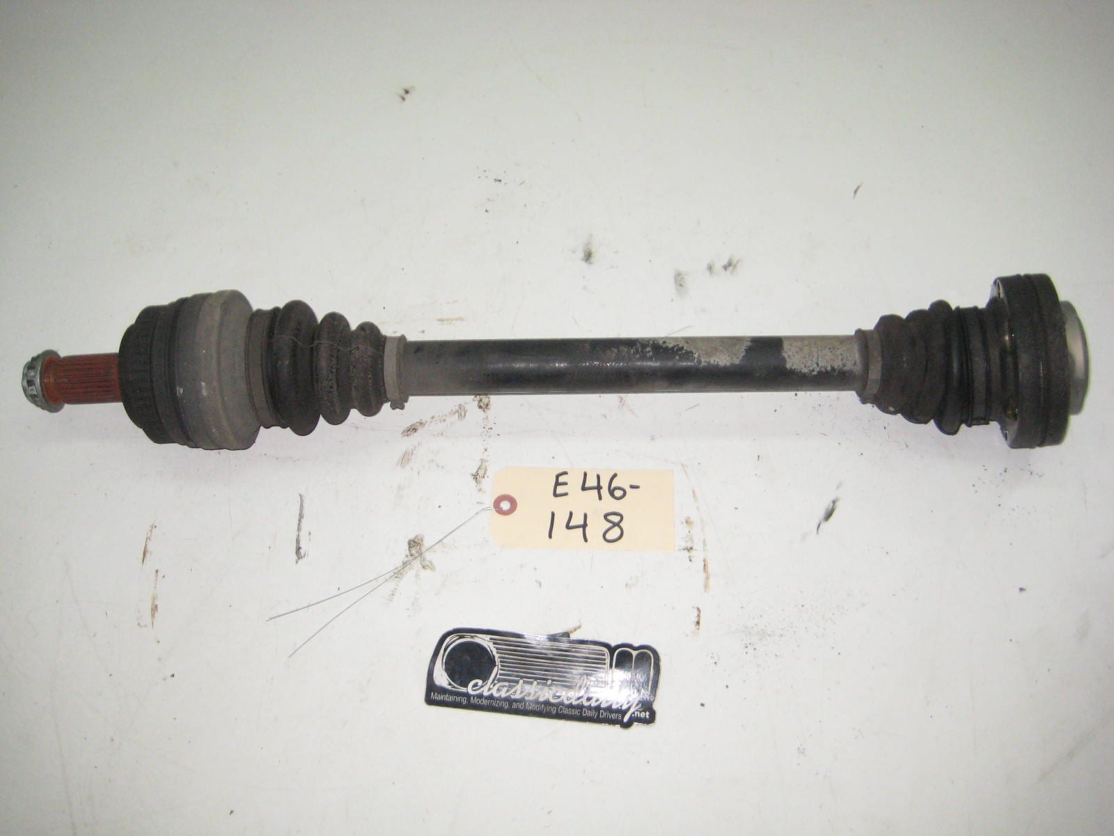 bmw e46 325 330 m3 drivers side rear cv shaft