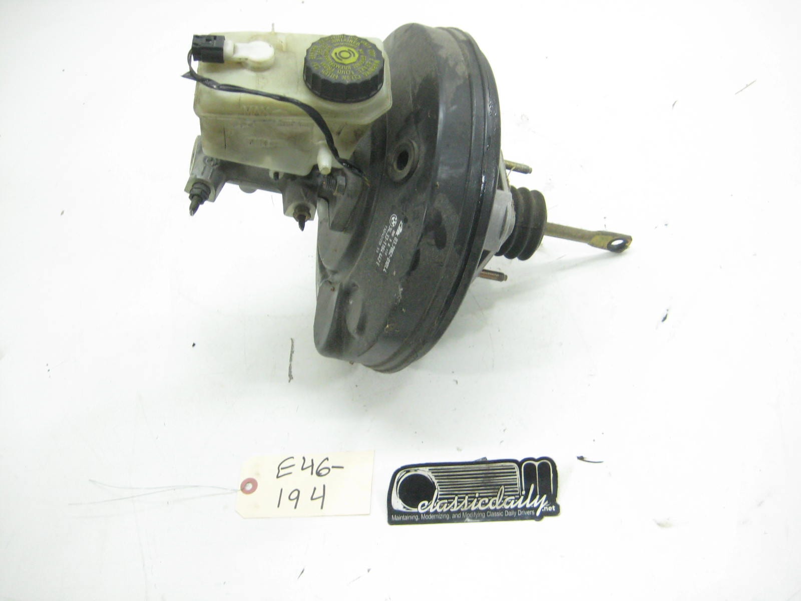 bmw e46 325 330 m3 brake booster and master cylinder