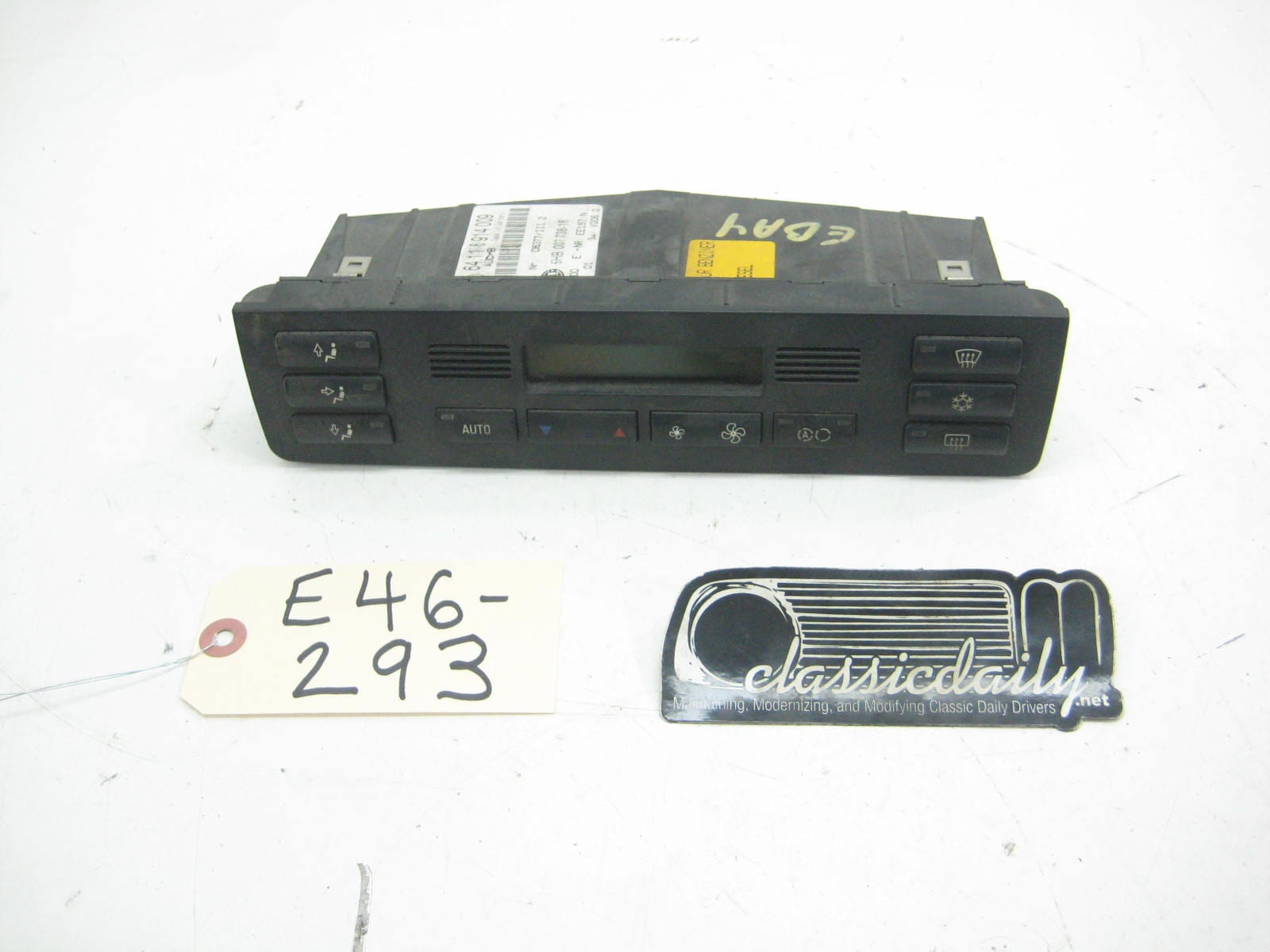 bmw e46 325 330 climate control unit 64116914009