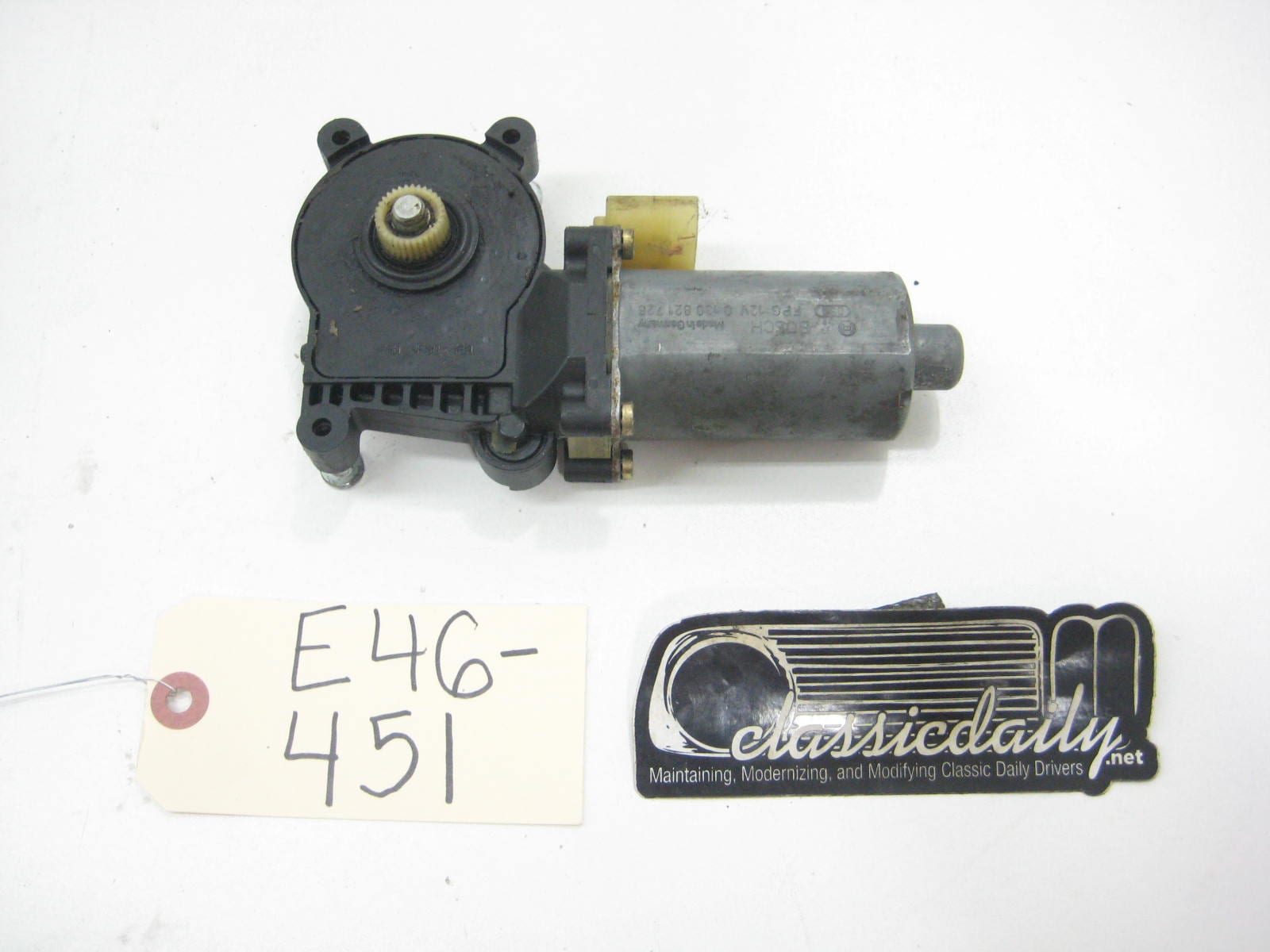bmw e46 325 330 bosch 0 130 821 726 rear passenger window motor