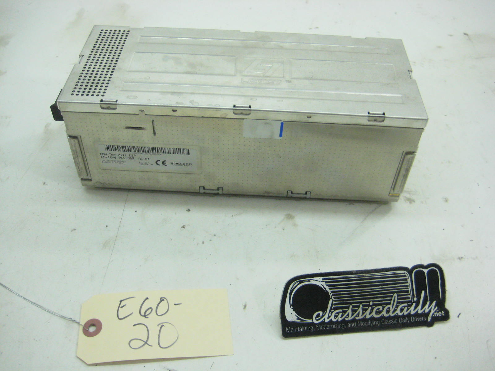 bmw e60 logic 7 top hifi system amplifier 65 12 6 961 389