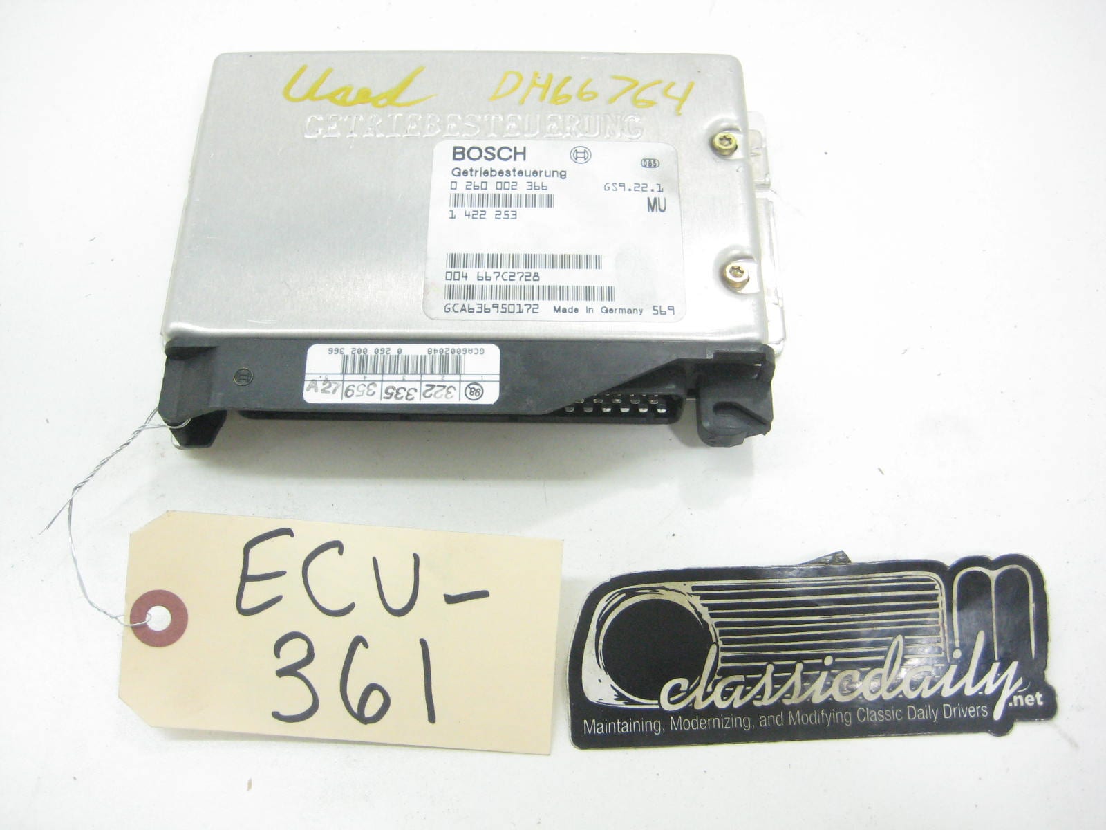 used parts bosch 0 260 002 366 tcm
