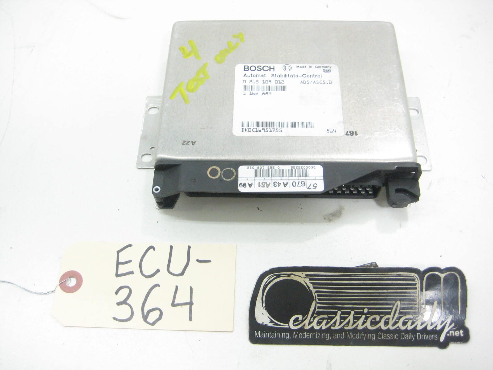 used parts bosch 0 265 109 012 abs