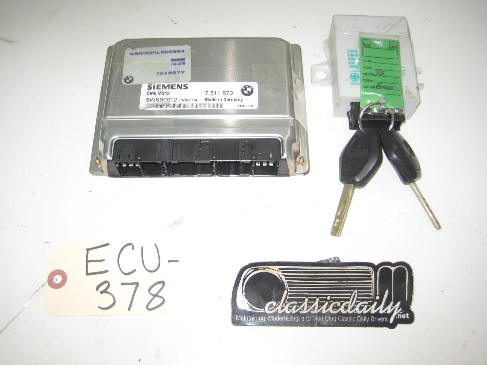 used parts siemens 7 511 570 5wk90012 e46 dme