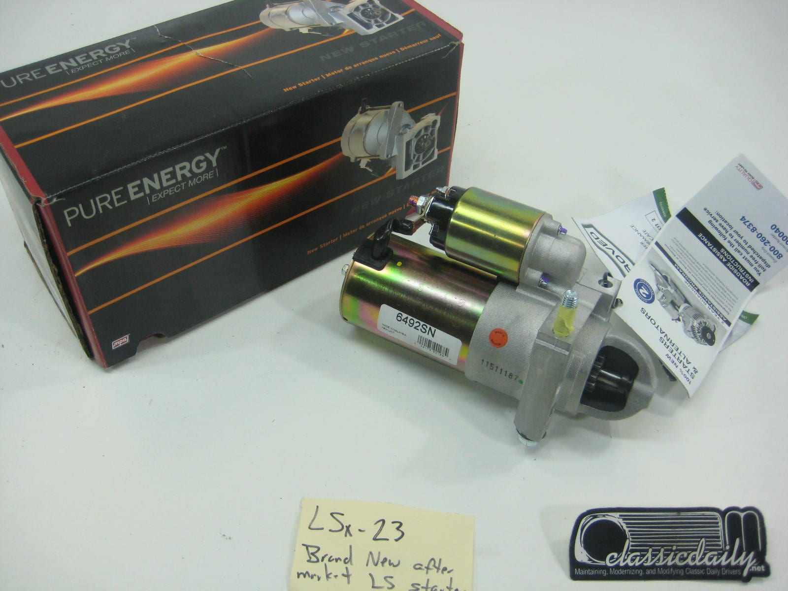 ls1 lsx starter new aftermarket