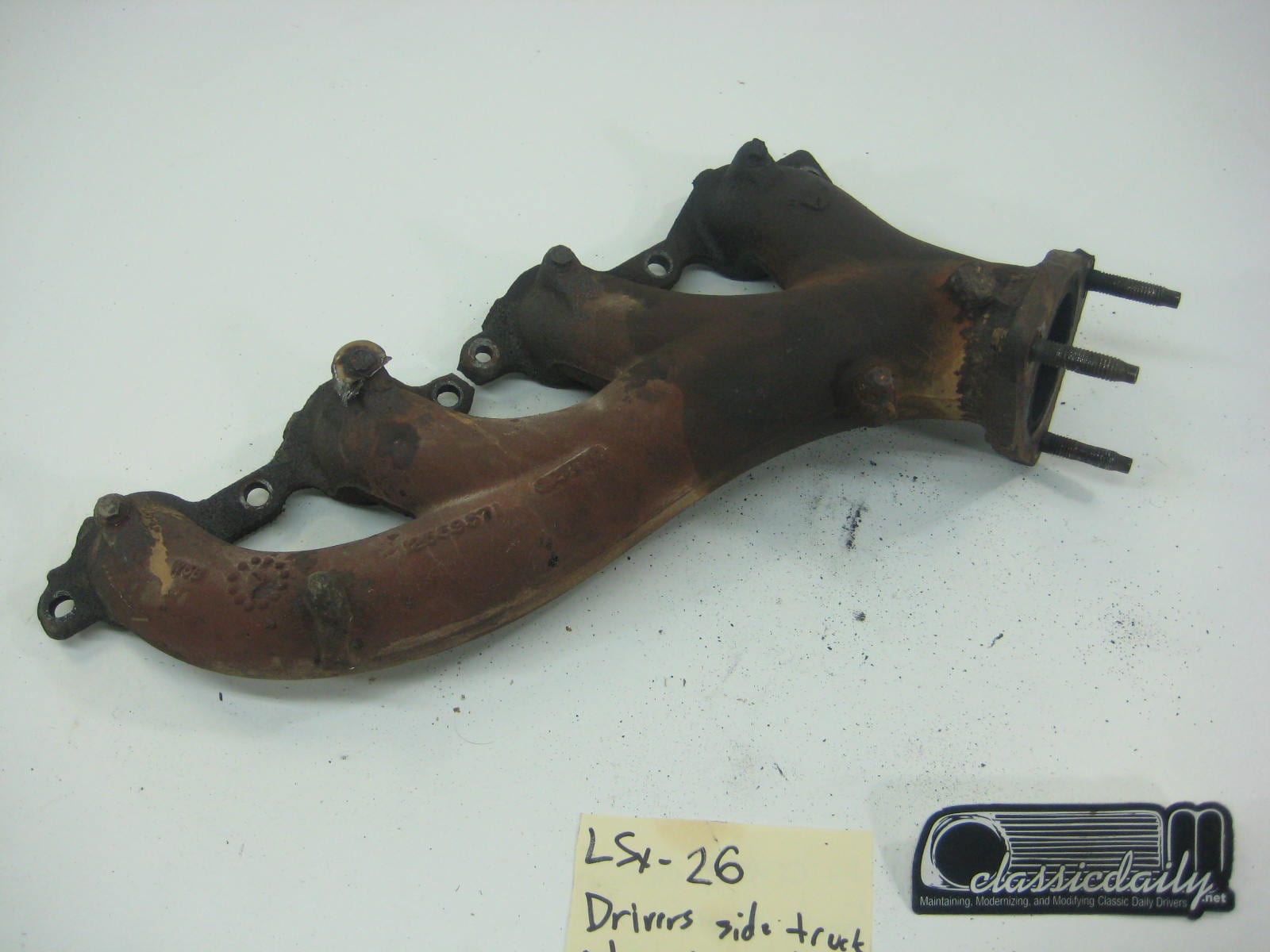 lm7 silverado drivers side truck exhaust manifold