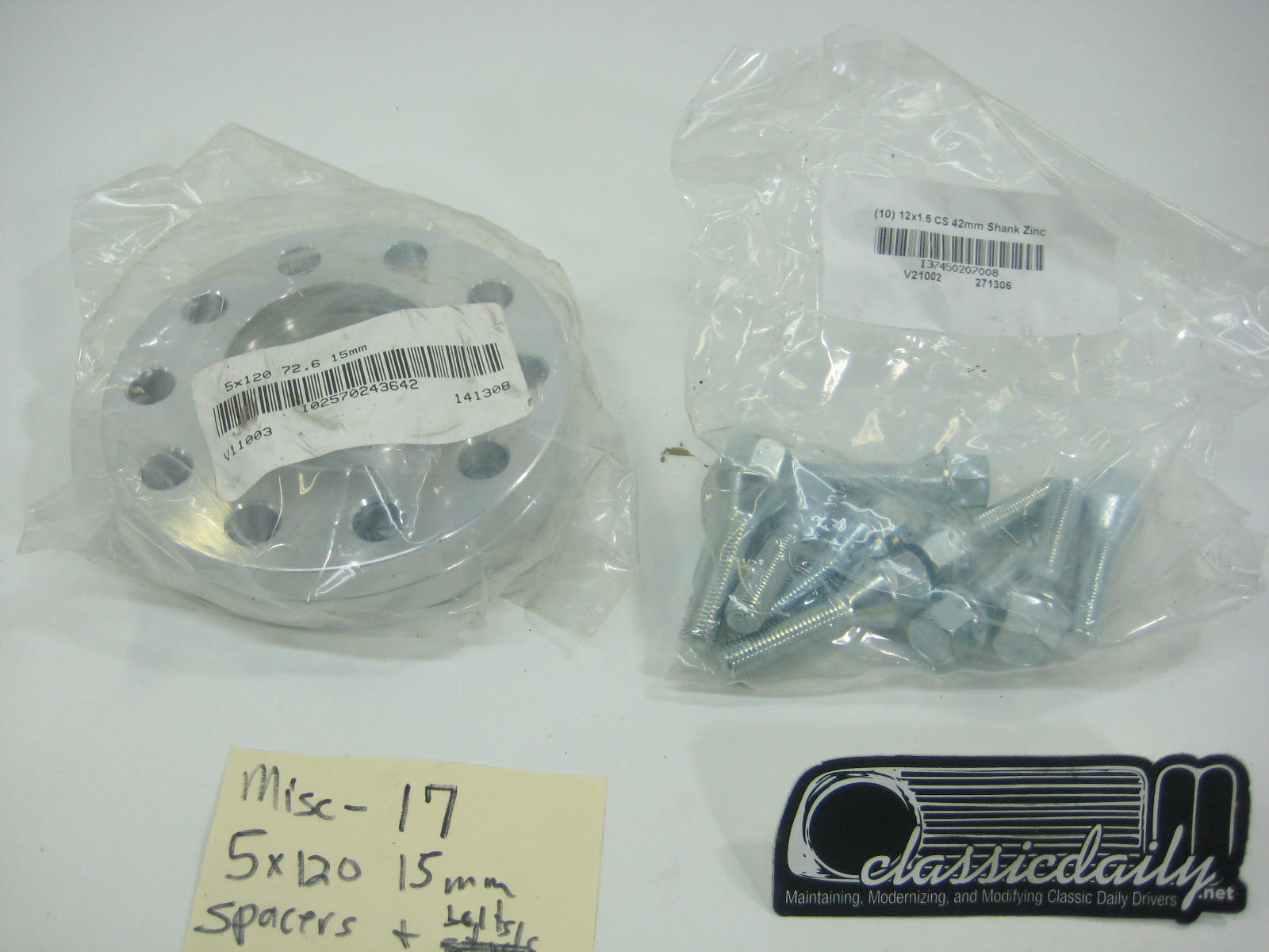 5x120 15mm Spacers And Bolts (2) misc 17