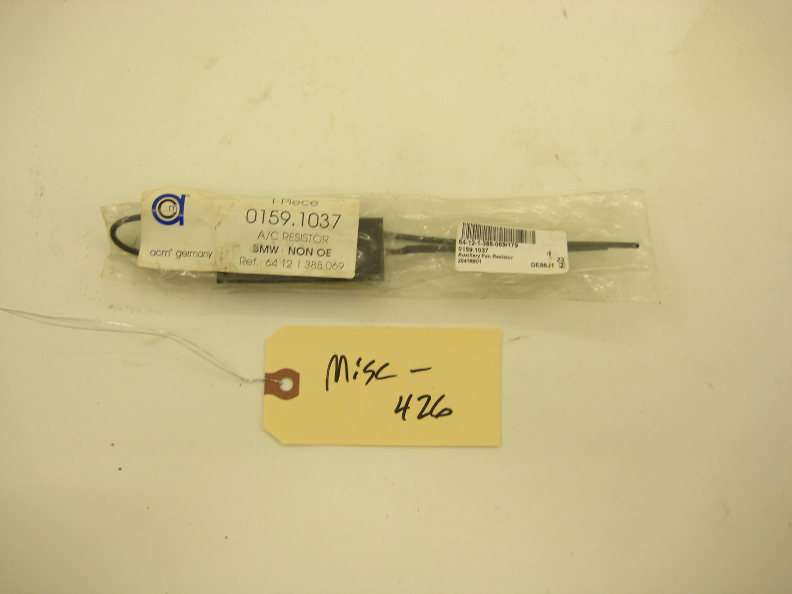 bmw e30 325 318 ac fan resistor