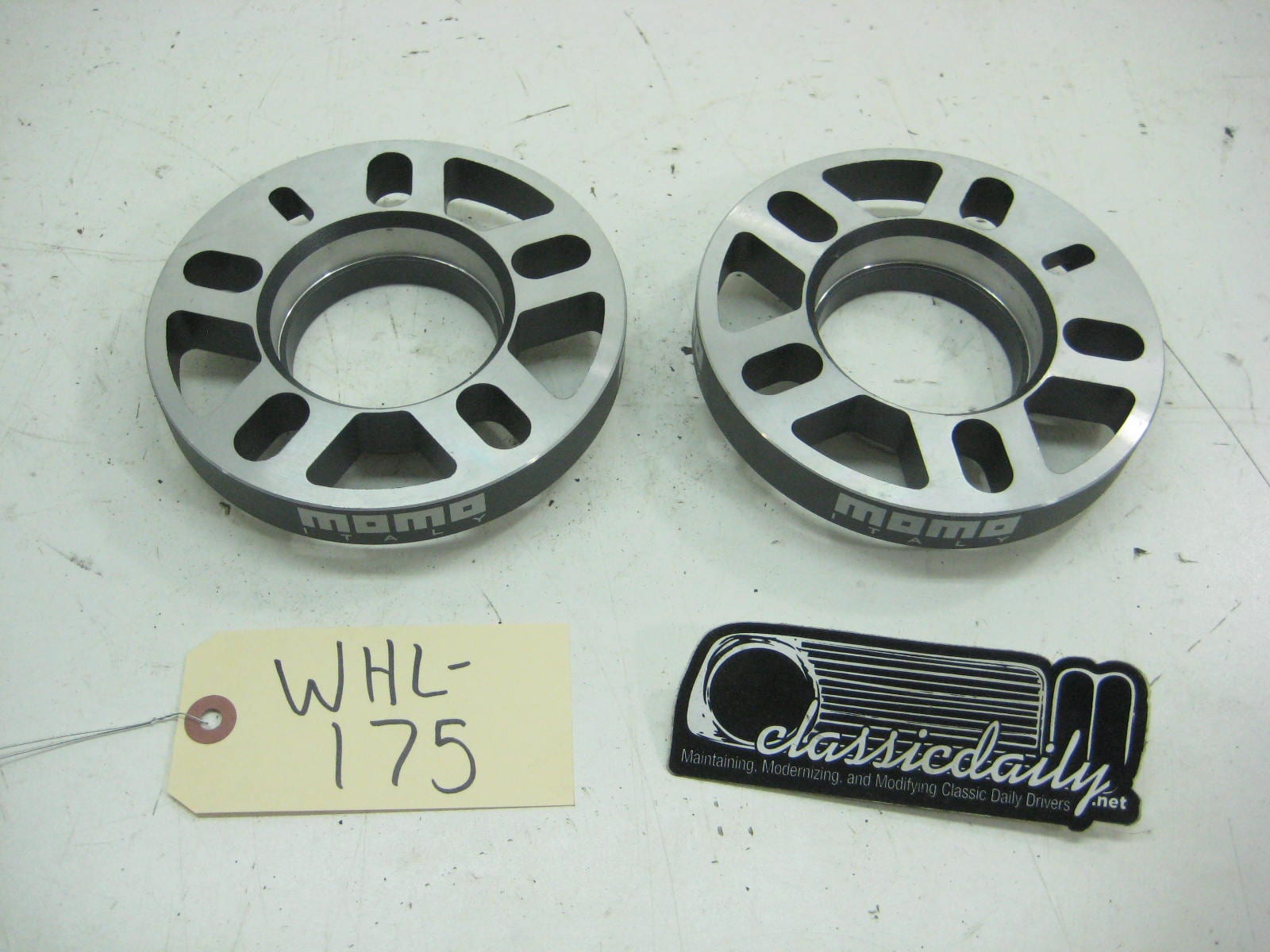 used parts wheel spacers 20mm pcd 98 120 sp20 type 5 holes set of 2 momo 14441247262