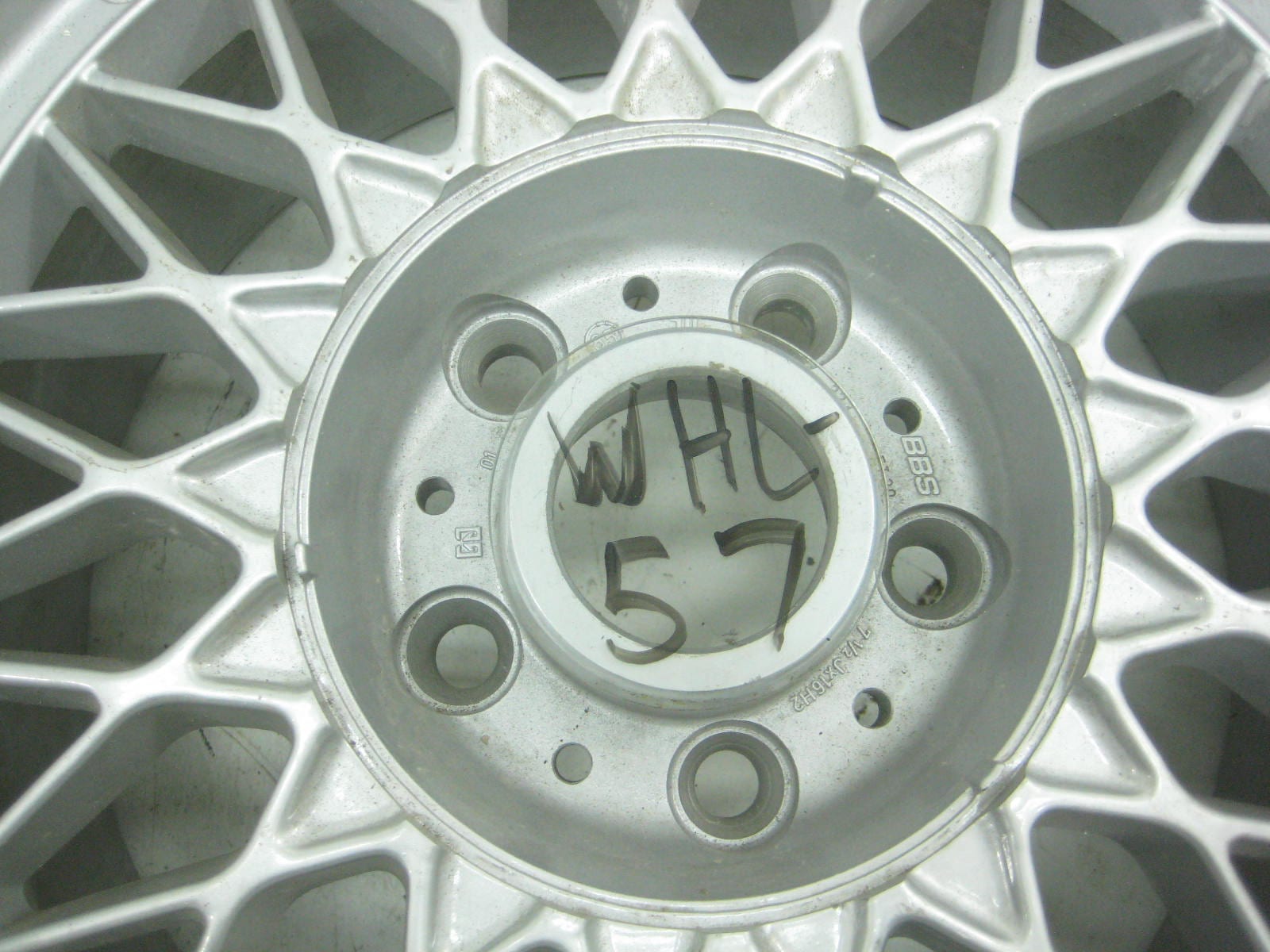 used parts 5x120 bbs rz323 16 x 7 5 mesh new