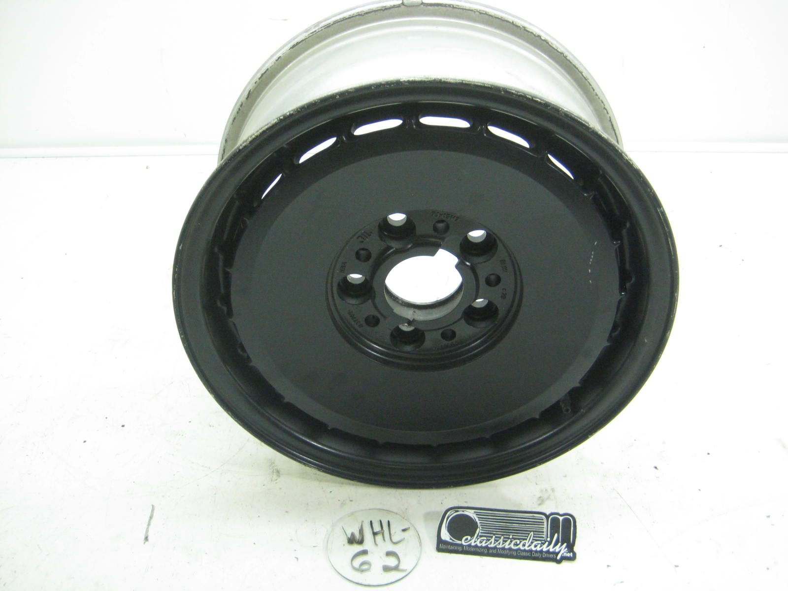 used parts e32 hpt 15 x 7 et20 5x120 no cap painted black