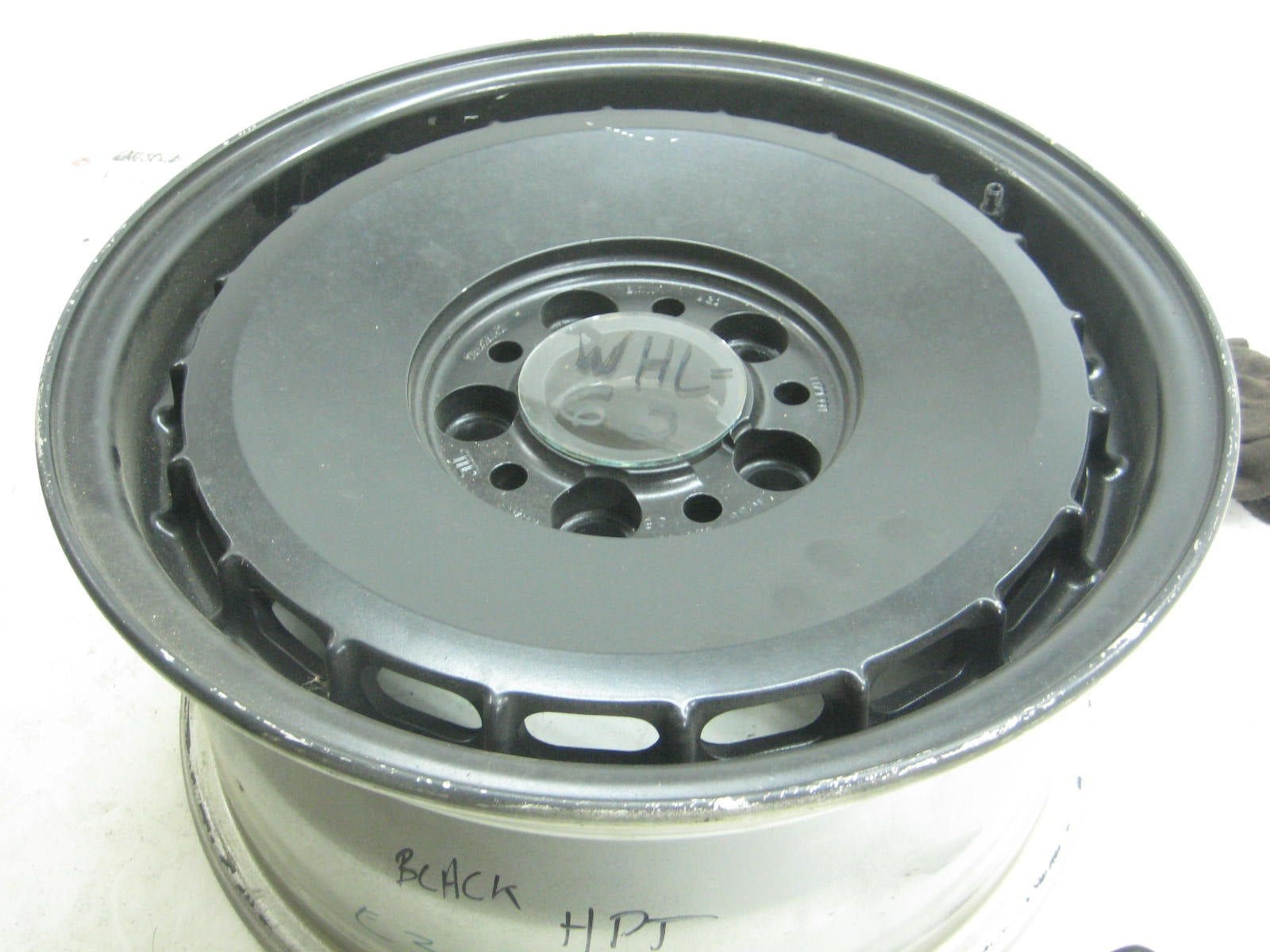 used parts e32 hpt 15 x 7 et20 5x120 no cap painted black