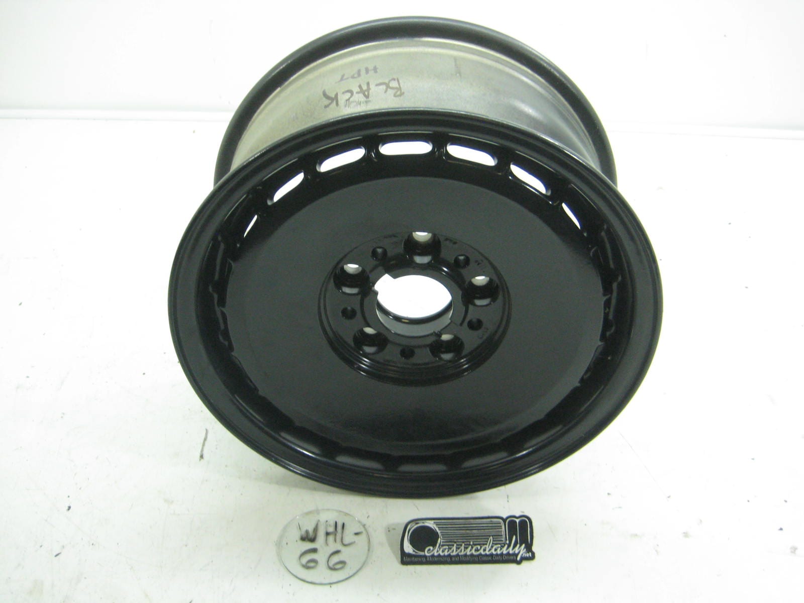 used parts e32 hpt 15 x 7 et20 5x120 no cap painted black 2
