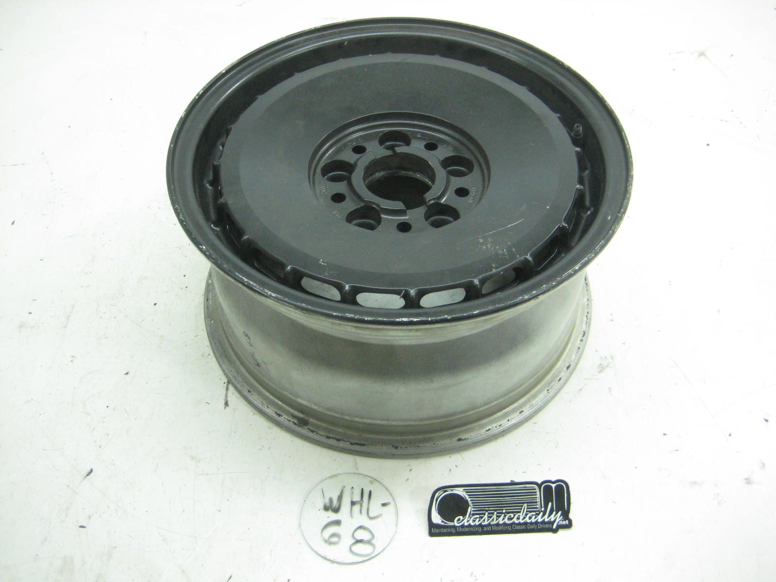used parts e32 hpt 15 x 7 et20 5x120 no cap painted black 4