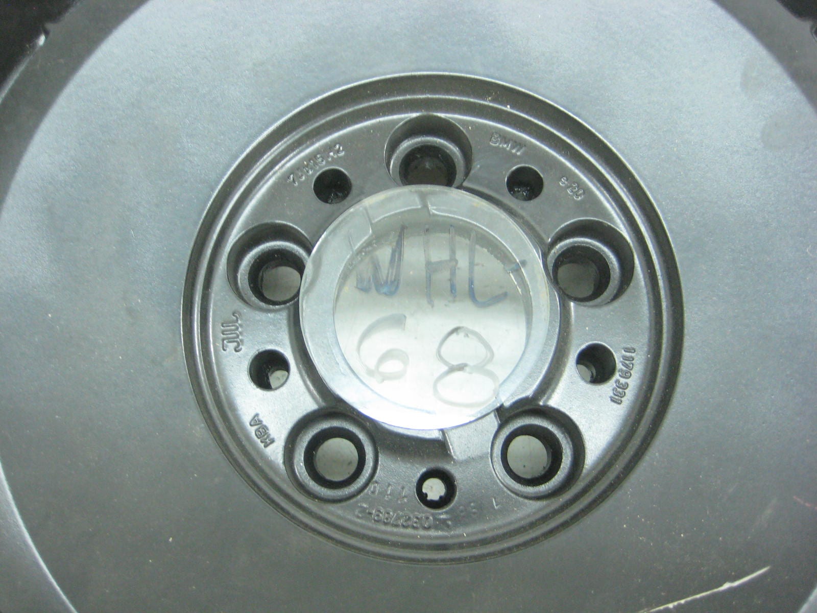 used parts e32 hpt 15 x 7 et20 5x120 no cap painted black 4