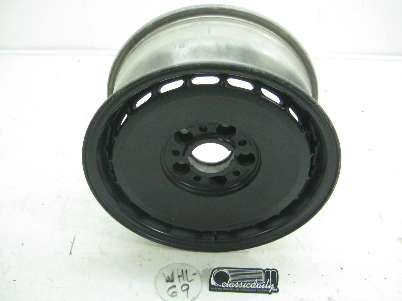 used parts e32 hpt 15 x 7 et20 5x120 no cap painted black 5