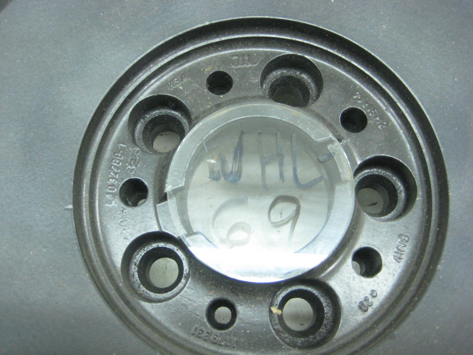 used parts e32 hpt 15 x 7 et20 5x120 no cap painted black 5