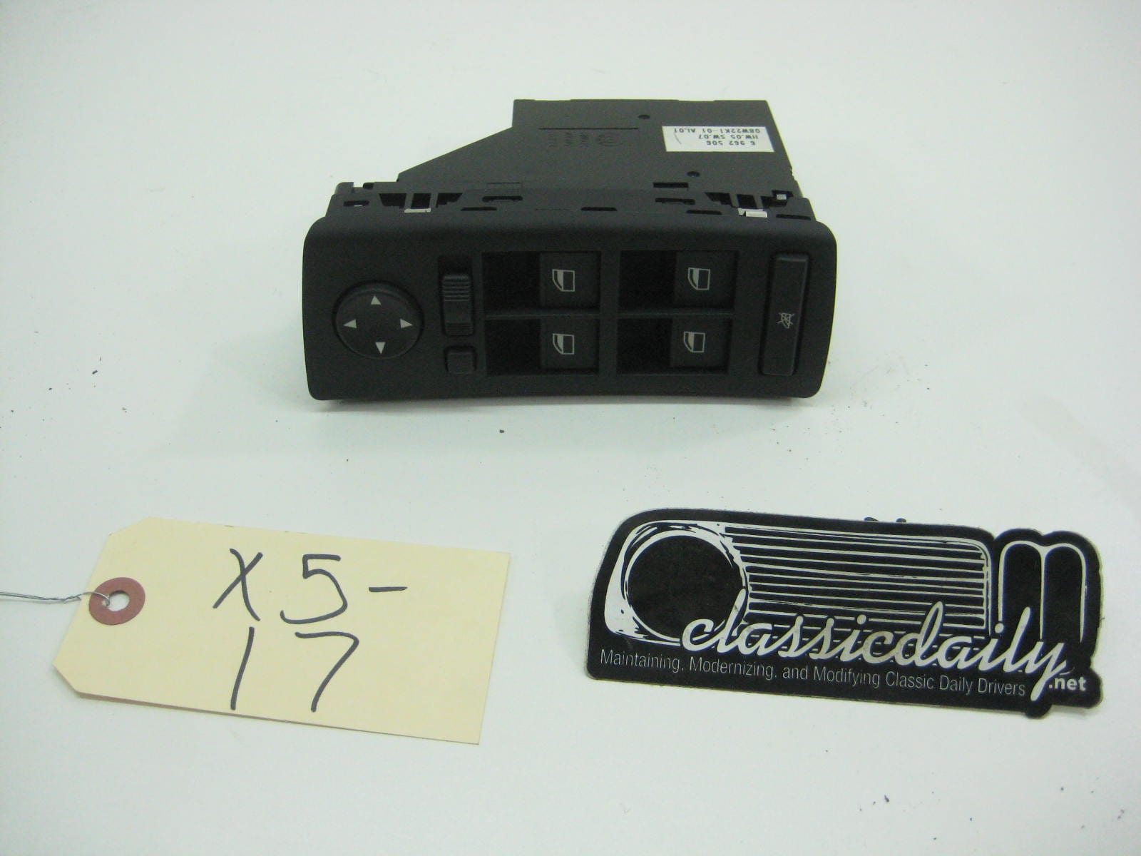bmw x5 drivers door window switch 6 962 506